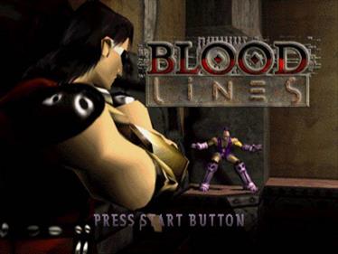 Blood Lines - Screenshot - Game Title Image
