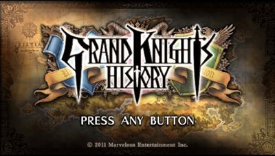 Grand Knights History - Screenshot - Game Title Image
