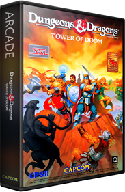 Dungeons & Dragons: Tower of Doom - Box - 3D Image