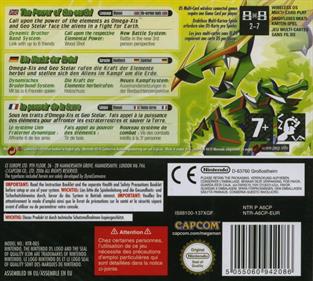 Mega Man Star Force: Dragon - Box - Back Image