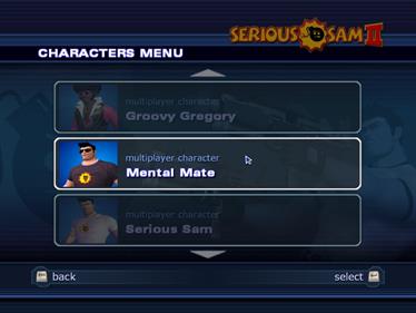 Serious Sam II - Screenshot - Game Select Image
