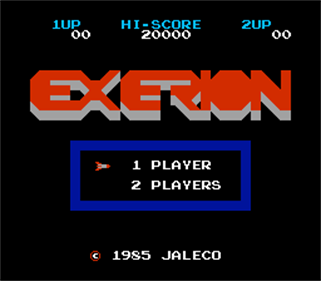 Exerion - Screenshot - Game Title Image