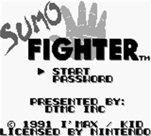 Sumo Fighter - Screenshot - Game Select Image