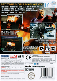 Iron Man - Box - Back Image