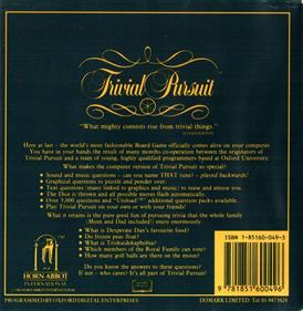 Trivial Pursuit (1987) - Box - Back Image