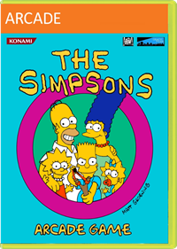 The Simpsons Arcade Game - Fanart - Box - Front