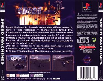 Speed Machines - Box - Back Image