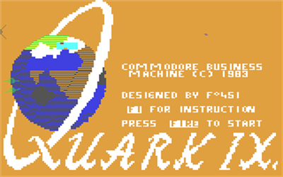 QX-9 - Screenshot - Game Title Image