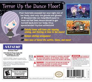 Gabrielle's Ghostly Groove 3D - Box - Back Image