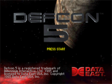 Defcon 5: Peace Has a Price... - Screenshot - Game Title Image