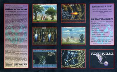 Shadow of the Beast - Box - Back Image
