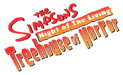 The Simpsons: Night of the Living Treehouse of Horror - Clear Logo Image