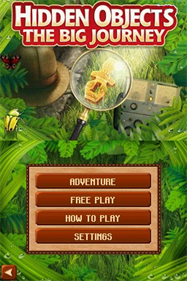 Hidden Objects: The Big Journey - Screenshot - Game Title Image