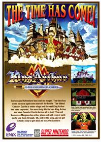 King Arthur & the Knights of Justice - Advertisement Flyer - Front Image