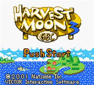 Harvest Moon 3 GBC - Screenshot - Game Title Image
