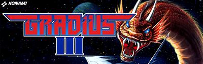 Gradius III - Arcade - Marquee Image