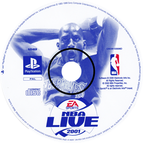 NBA Live 2001 - Disc Image