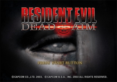 Resident Evil: Dead Aim - Screenshot - Game Title Image