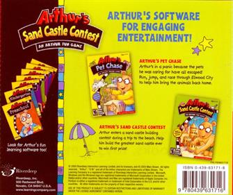 Arthur's Sand Castle Contest - Box - Back Image