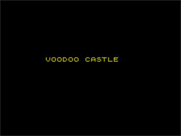 Voodoo Castle  - Screenshot - Game Title Image
