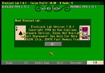 Blackjack Lab - Screenshot - Game Title Image