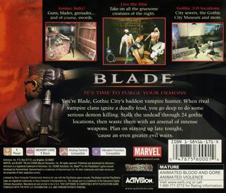 Blade - Box - Back Image