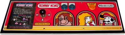 Donkey Kong - Arcade - Control Panel Image