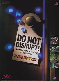 Disruptor - Advertisement Flyer - Front Image