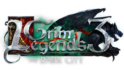 Grim Legends 3: The Dark City - Clear Logo Image