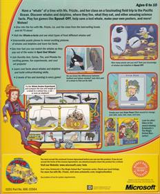 The Magic School Bus: Whales and Dolphins Activity Center - Box - Back Image