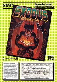 Ultima III: Exodus - Advertisement Flyer - Front Image