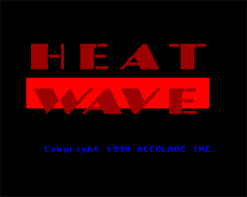 Heat Wave: Offshore Superboat Racing - Screenshot - Game Title Image