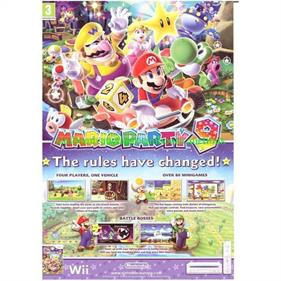 Mario Party 9 - Advertisement Flyer - Front Image
