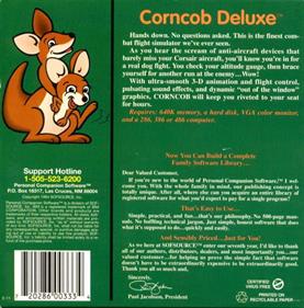 Corncob Deluxe - Box - Back Image