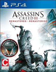 Assassin's Creed III: Remastered - Box - Front Image