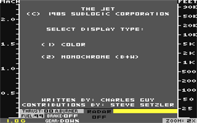 Jet - Screenshot - Game Title Image