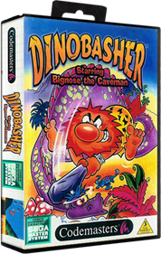Dinobasher: Starring Bignose the Caveman - Box - 3D Image