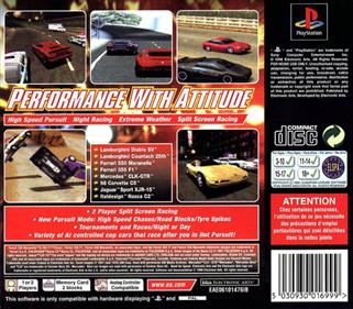 Need for Speed III: Hot Pursuit - Box - Back Image