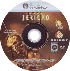 Clive Barker's Jericho - Disc Image