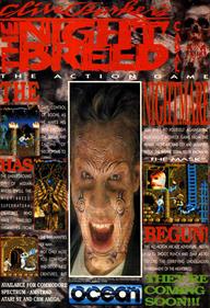 Nightbreed: The Action Game - Advertisement Flyer - Front Image