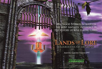 Lands of Lore: Guardians of Destiny - Advertisement Flyer - Front Image
