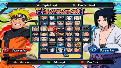Naruto Shippuden: Clash of Ninja Revolution III - Screenshot - Game Select