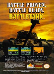 Garry Kitchen's Battletank - Advertisement Flyer - Front Image
