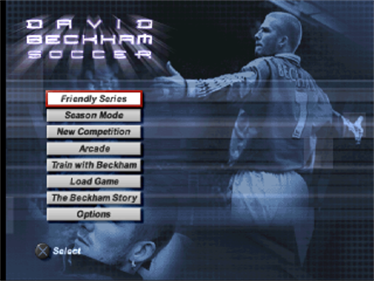 David Beckham Soccer - Screenshot - Game Title Image