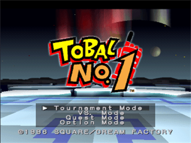 Tobal No. 1 - Screenshot - Game Title Image