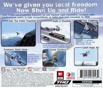 MTV Sports: Pure Ride - Box - Back Image