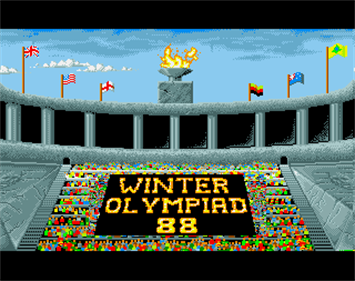 Winter Olympiad 88 - Screenshot - Game Title Image