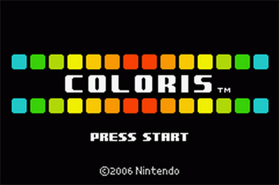 Bit Generations: Coloris - Screenshot - Game Title Image