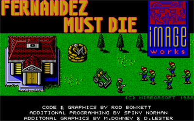 Fernandez Must Die - Screenshot - Game Title Image