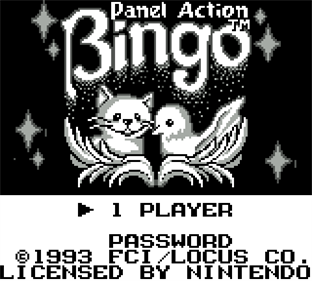 Panel Action Bingo - Screenshot - Game Title Image